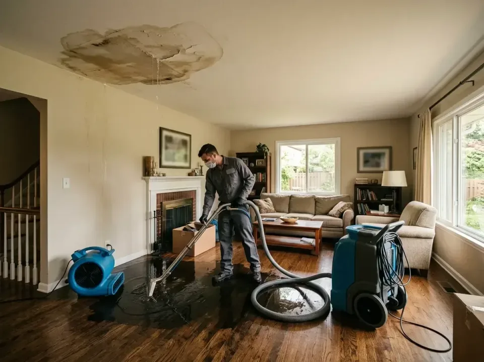 attic-pipe-burst-ceiling-drip-008 — frequently asked questions, Water Damage Restoration & Carpet Care in Adel, IA